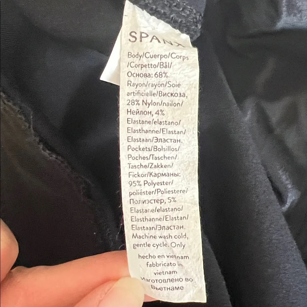 Spanx black air essential wide leg pants - Picture 10 of 10